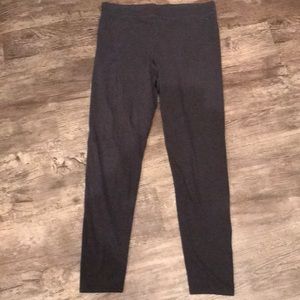 Pink grey leggings size large